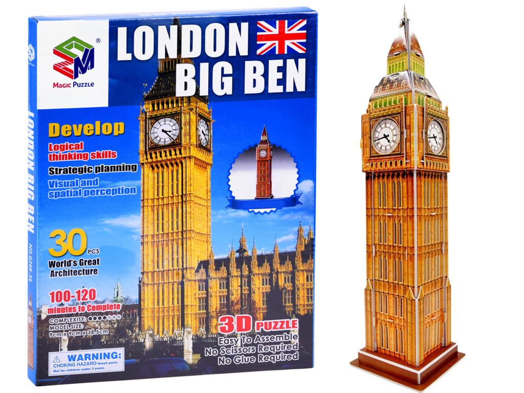3D-Puzzle London Big Ben ZA3802