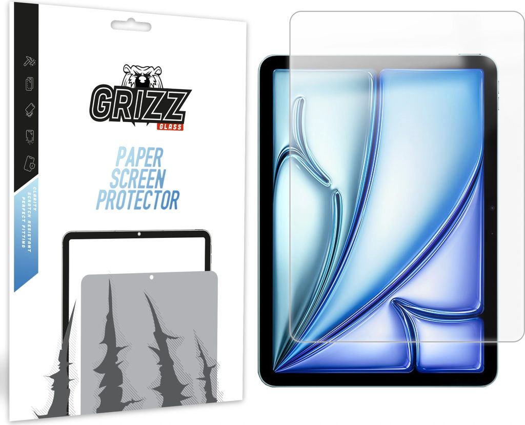 GrizzGlass Papierscreen Apple iPad Air 11" M3 2025