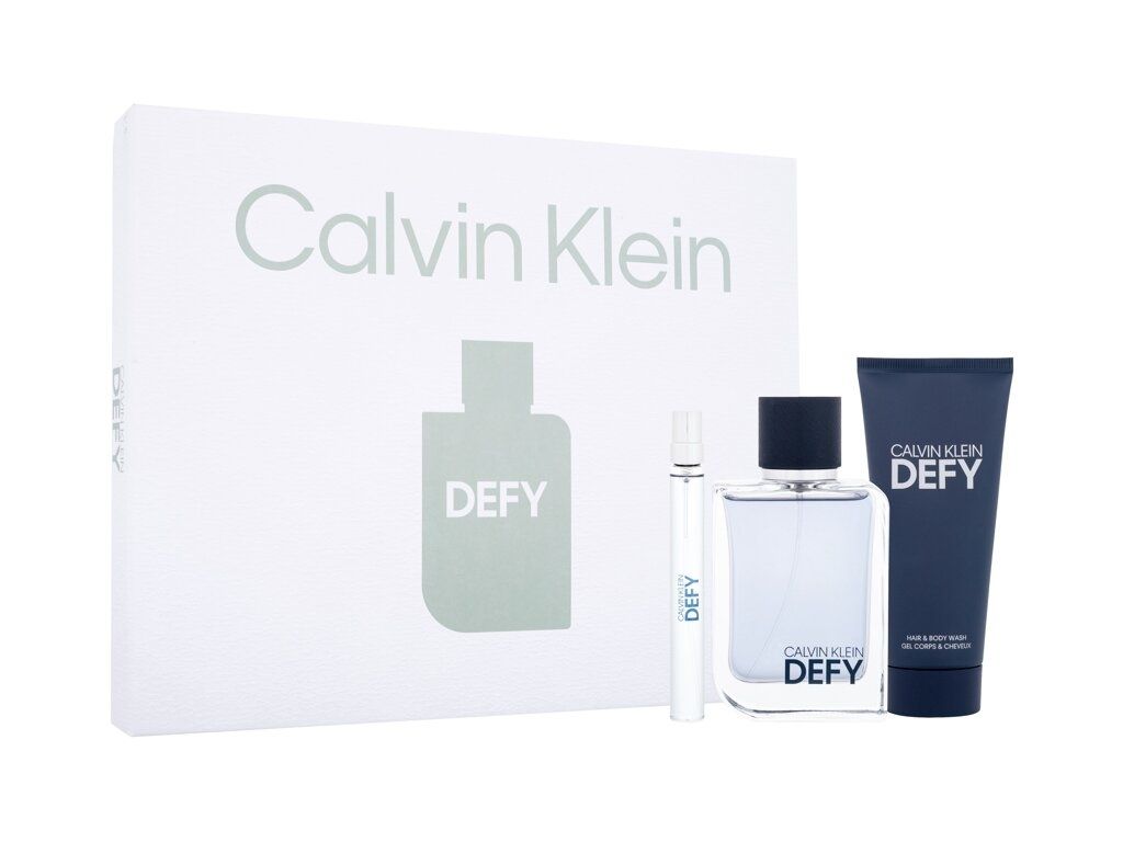 Calvin Klein Defy Zestaw Woda toaletowa 100ml + Żel pod Zdjęcie produktu 