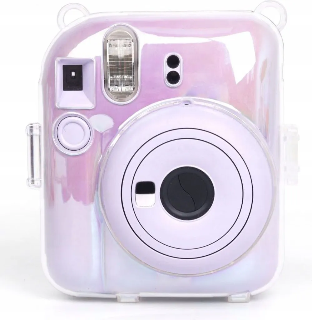 Custodia Custodia per FujiFilm INSTAX Mini 12 + Photo pocket / Trasparente - Shimmer