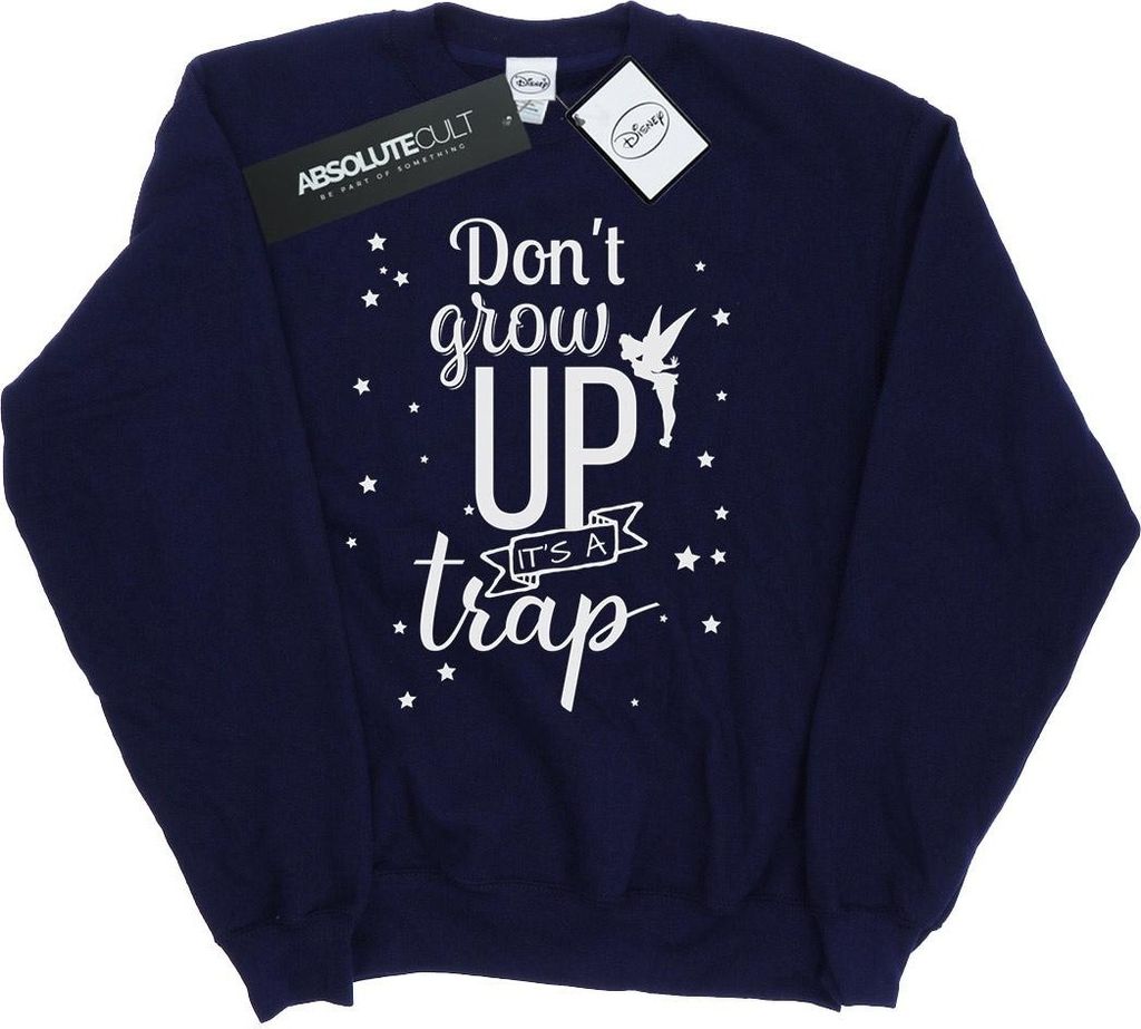 Disney - "Don't Grow Up" Sweatshirt für Jungen BI38186 (116) (Marineblau)
