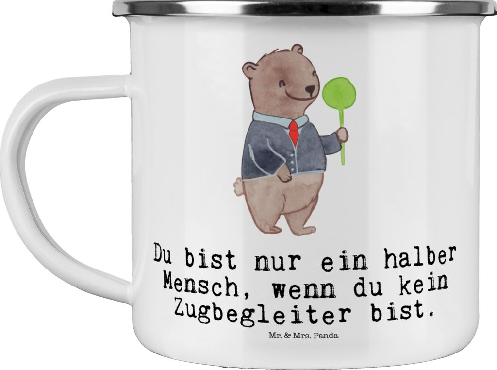 Mr. & Mrs. Panda Teebecher Zugbegleiter Herz - Weiß - Produktbild 