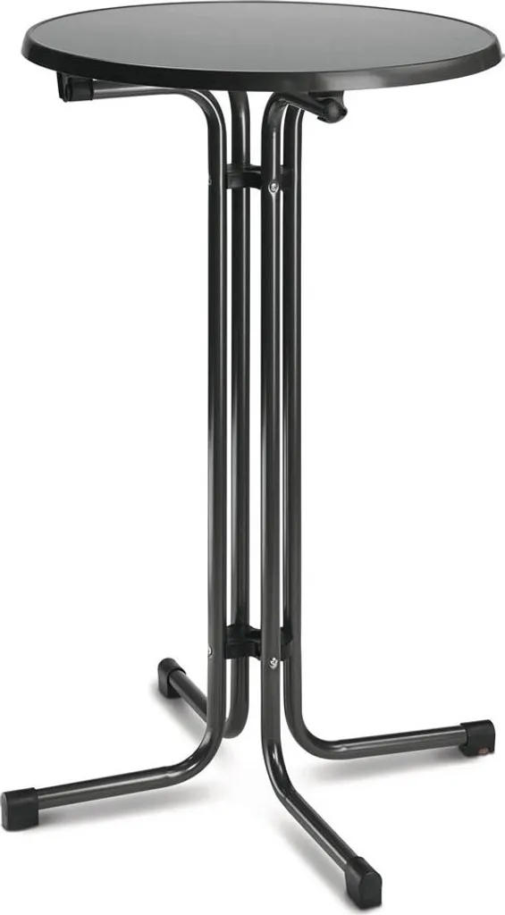 Table de Bar Haute Anthracite 70 cm : Idéal pour Cuisine et Balcon Clos