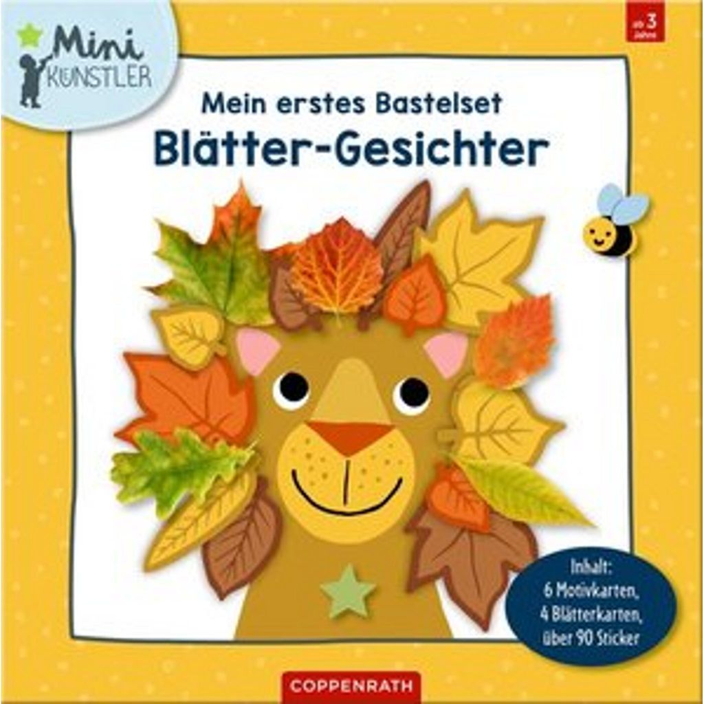 Mein erstes Bastelset - Blätter-Gesichter Produktbild 