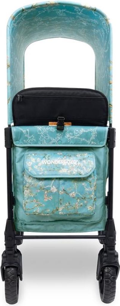 Wonderfold W2 Luxe Pro für 2 Kinder / Bollerwagen Van Gogh Edition, Wonderfold:Van Gogh Almond Blossoms