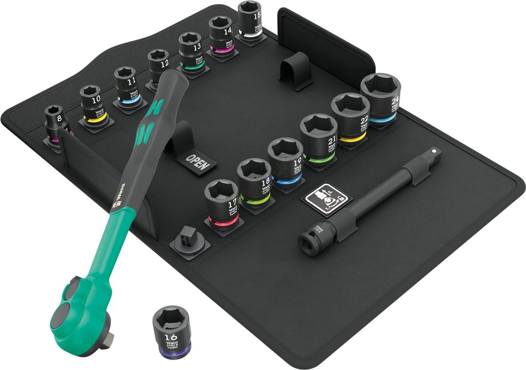 Set di cricchetti Wera 8100 SB 12 Zyklop Comfort Immagine del prodotto 