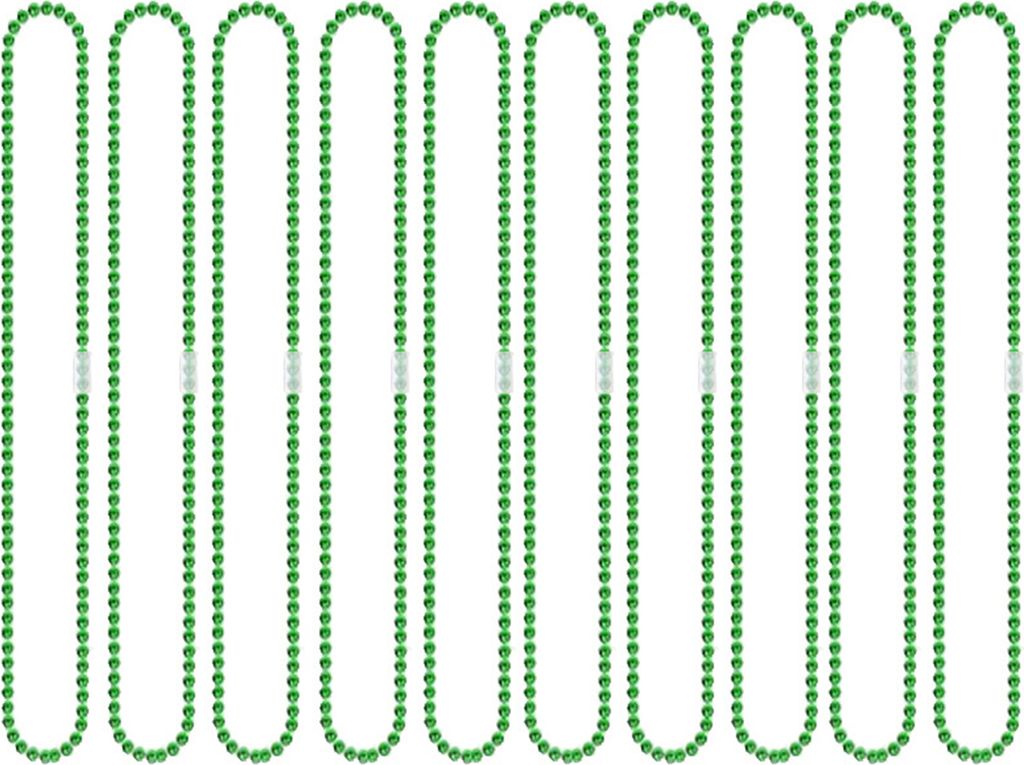 10 Stück Perlenkette zum Aufhängen, Ornament mit Verbindungsschnalle, DIY-Schmuckherstellung, Zubehör für die Feiertags- und Karnevalsdekoratio...