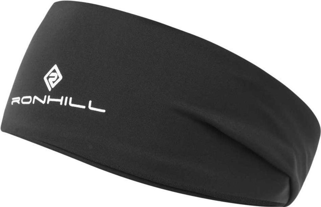 Ronhill Reversible Stirnband Schwarz S-M Herren,Damen Schwarz S-M
