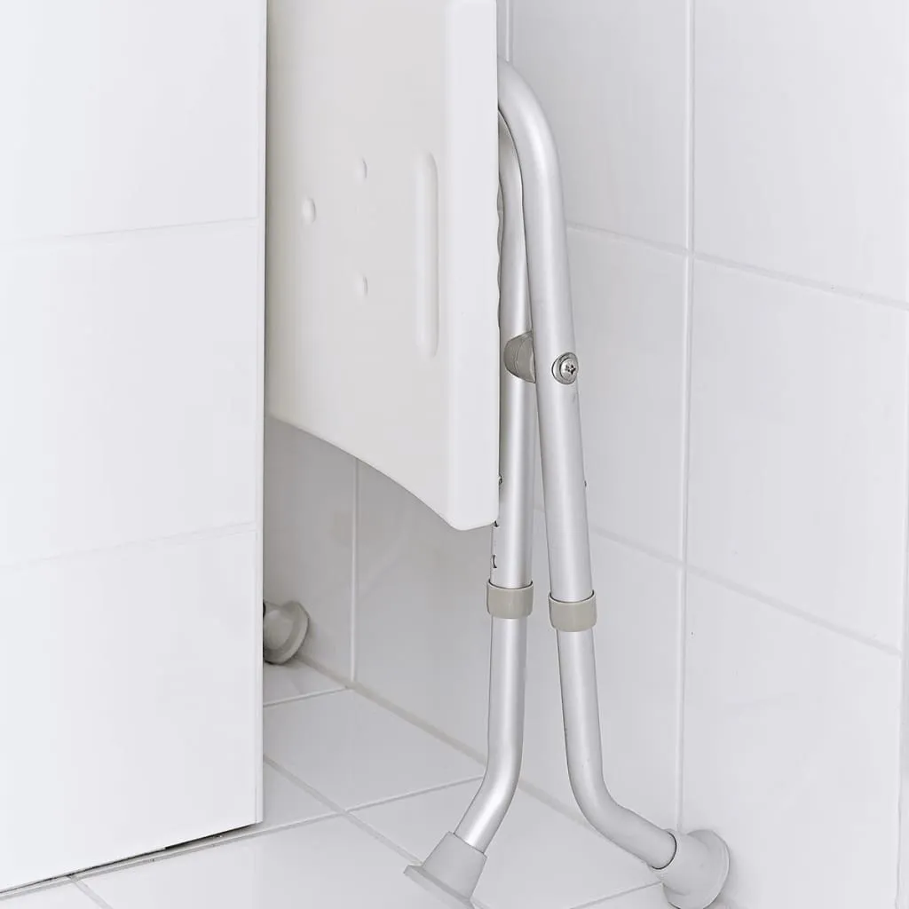 Siège de douche pliable blanc RIDDER - Tabouret ergonomique 110kg