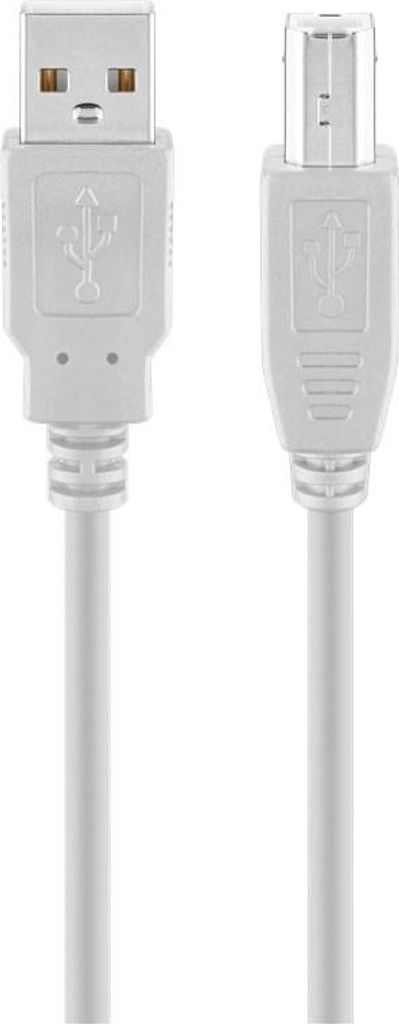 Goobay Cavo USB 2.0 Hi-Speed, grigio, 5 m Immagine del prodotto 