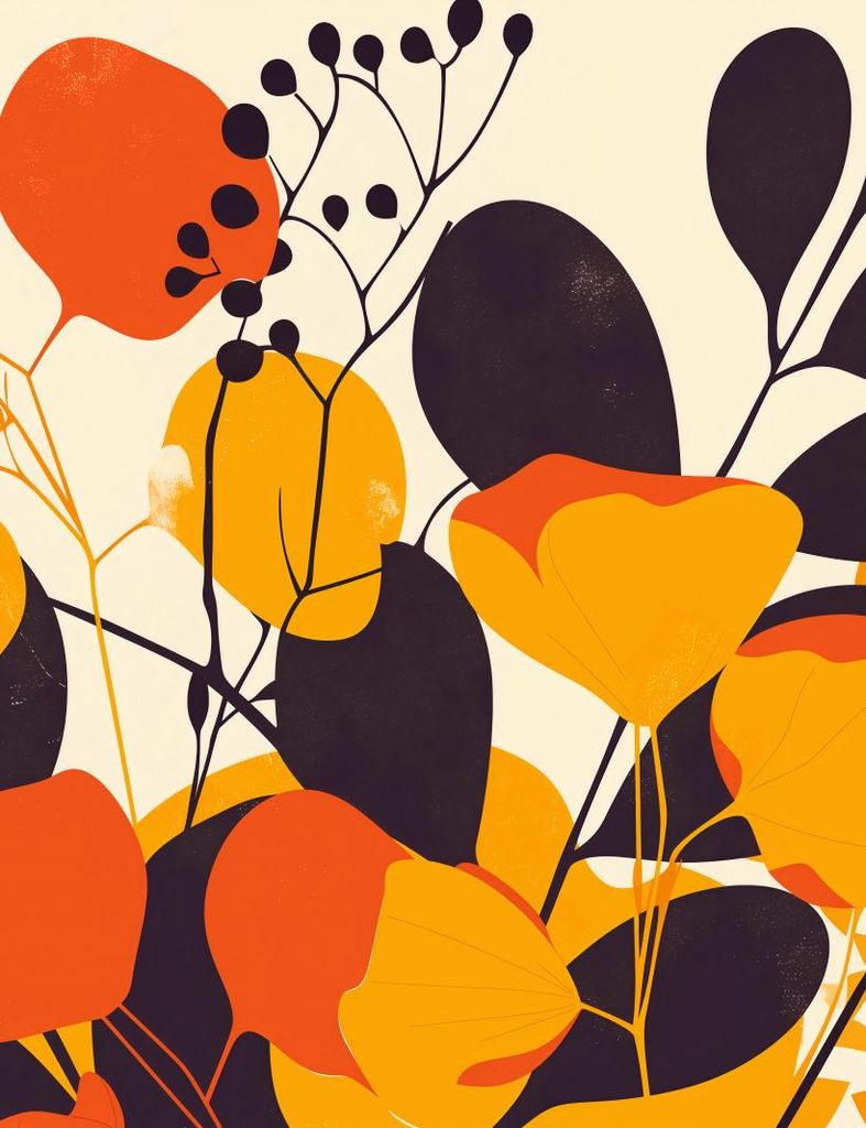 Plakat 50x65cm Gartenpalette