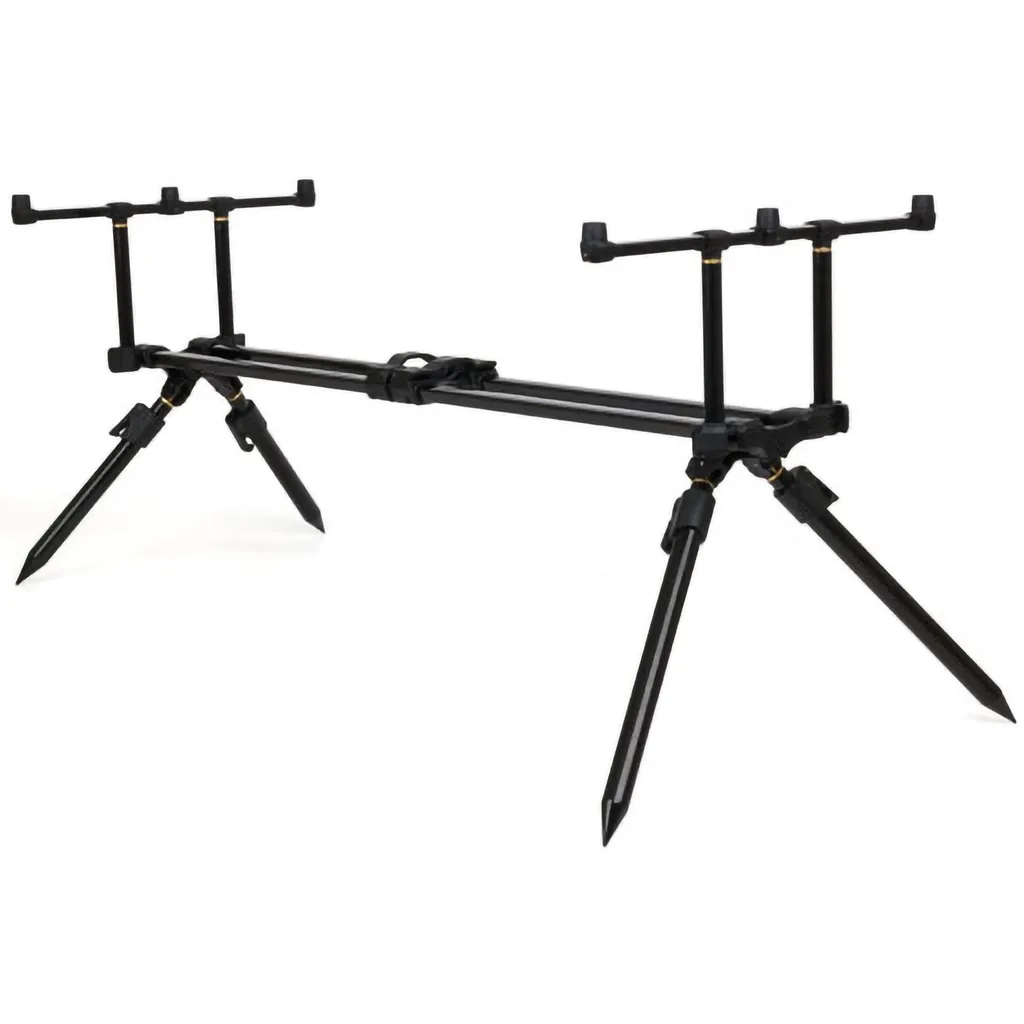 Support Fox Horizon Duo Pod 3 Rod : Cadre Double Tube et Serrage Cam Lok