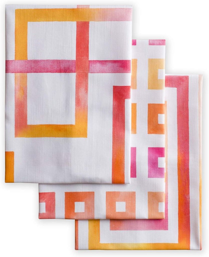 L3 Küchenhandtuch 10 cm 50,8 x 79 cm, vielseitig verwendbar, saugfähig, waschmittelbeständig, Frühling/Sommer