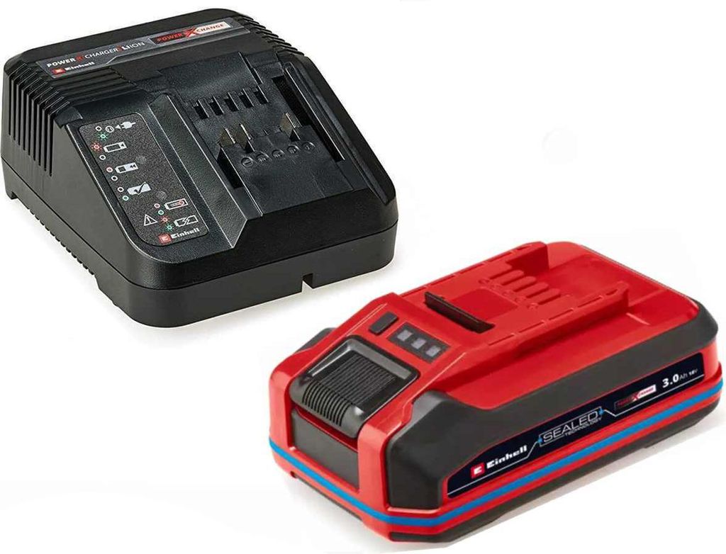 Einhell 18V 3,0 Ah SEALED 18 V Akku, wasser- & staubgeschützt, Schutzklasse IP57