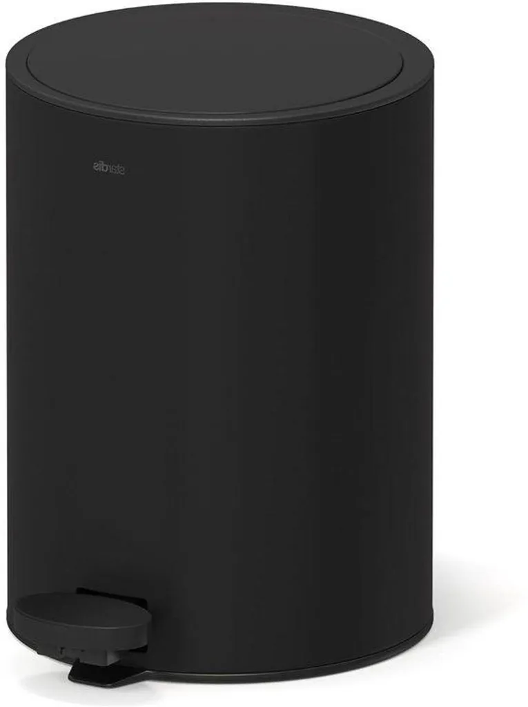 Poubelle 3L silencieuse inox mat pour en finir avec les traces de doigts
