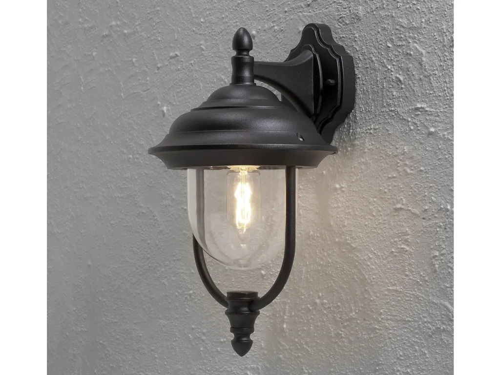 Konstsmide Ravello Lanterna Decorativa a LED, Nero - NUOVO