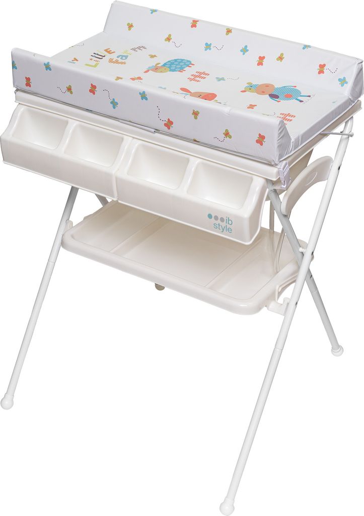 ib style® Wickeltisch mit Badewanne  Wickelkombination Produktbild 