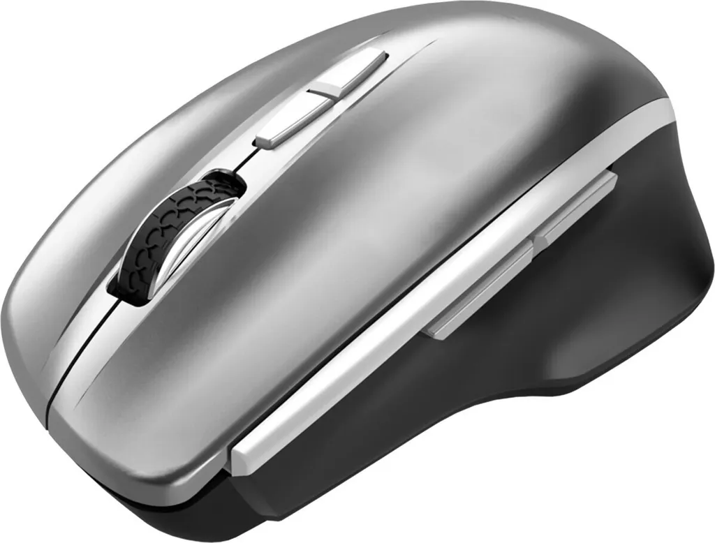 Souris ergonomique sans fil Canyon MW-21 grise pour bureau et télétravail