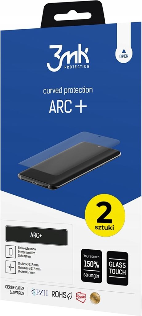 3mk Display Schutzfolie ARC+ für Blackview BV9300 Pro 0,17mm Self-Heal (2 Stück)