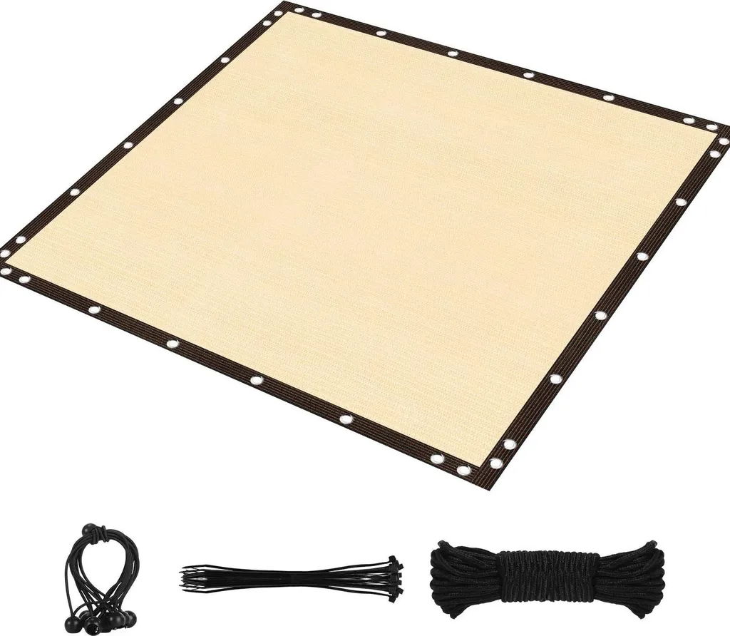 Rete Ombreggiante 4x6 Metri Beige HDPE | Alta Resistenza UV 90%