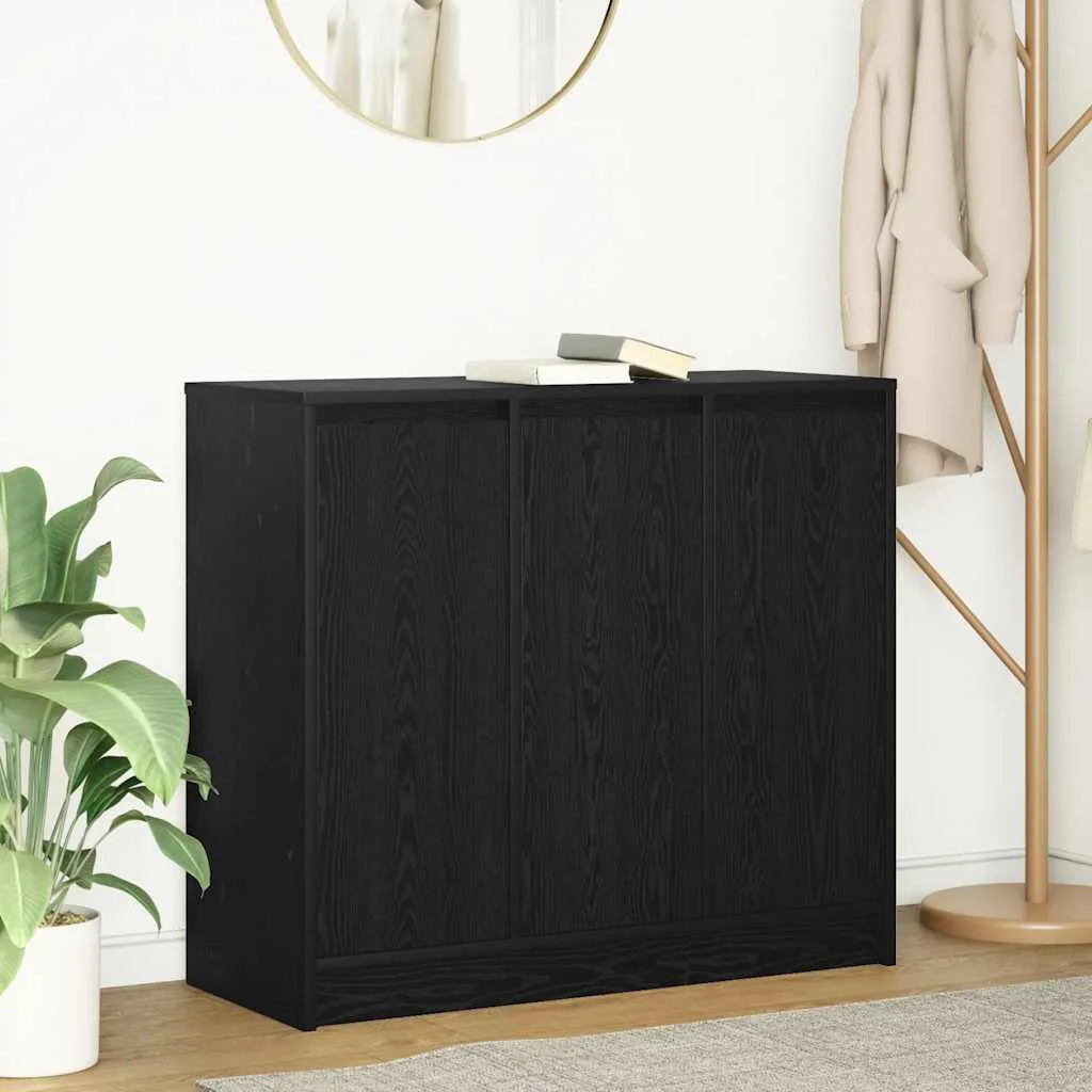 Maison Exclusive Credenza Rovere Nero 85x34x76 cm - Madia Elegante