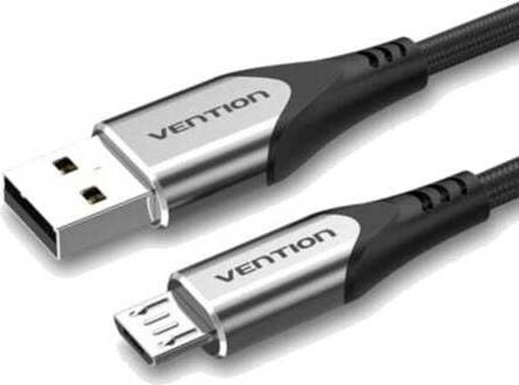 Vention COAHF, 1 m, USB A, Micro-USB B, USB 2.0, 0,48 Gbit/s, Schwarz