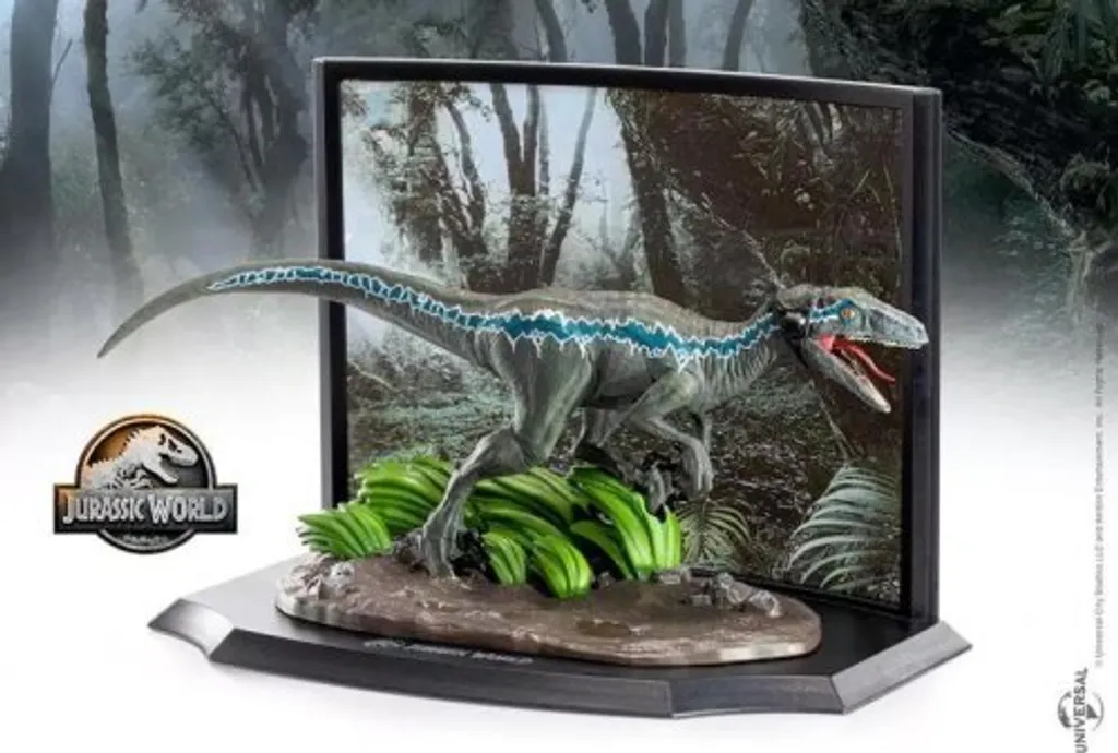 Diorama Jurassic Park Bleu Noble Collection Toyllectible Treasures