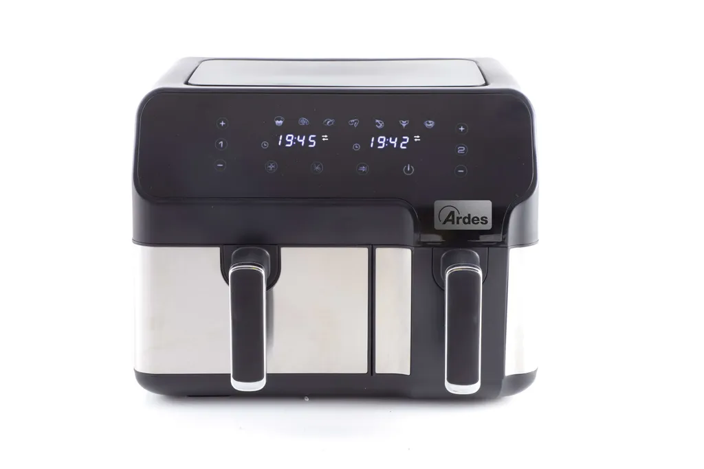 Air fryer Ardes 9 litres avec double cuve indépendante inox