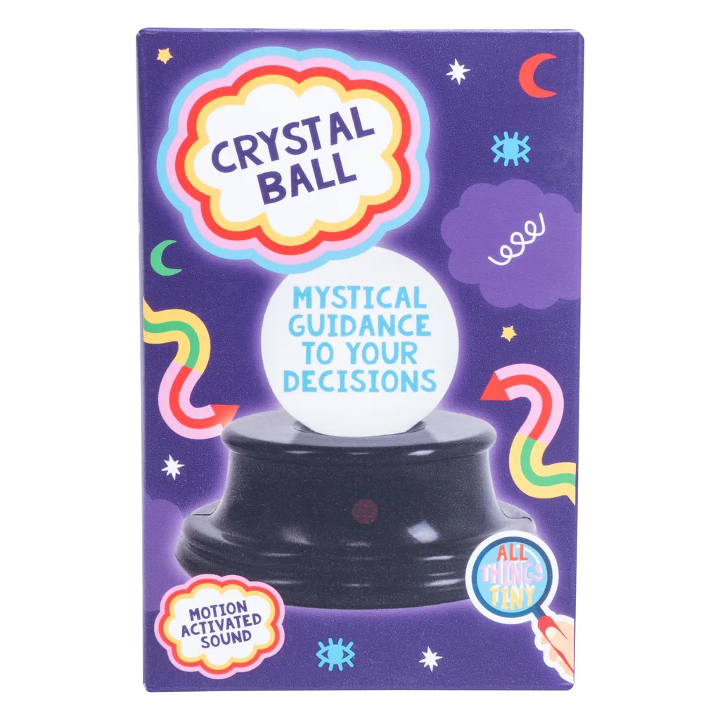 Mini boule de cristal d'aide à la décision 3cm - Objet de bureau ludique