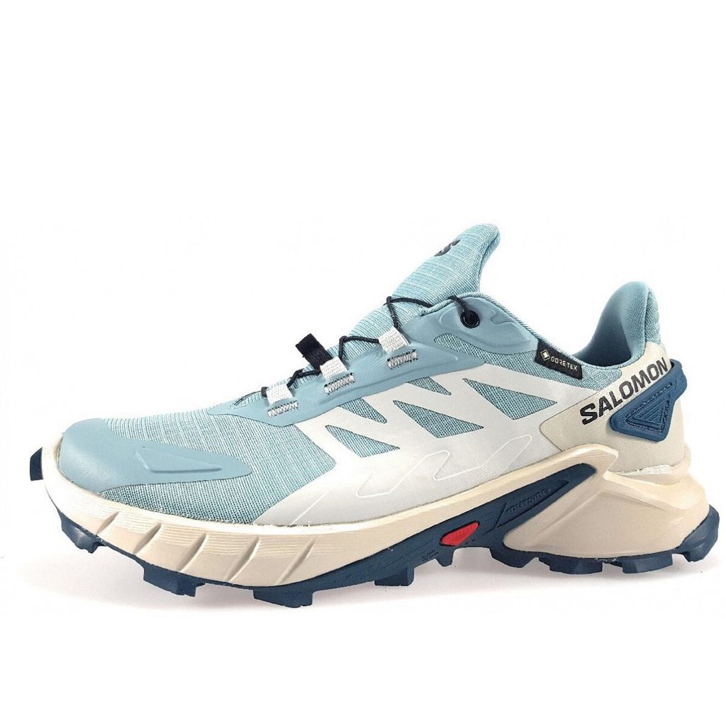 Salomon Supercross 4 GTX Sportschuhe Damen Outdoorschuhe Wanderschuh Blau, Schuhgröße:EUR 37.5 | UK 4.5