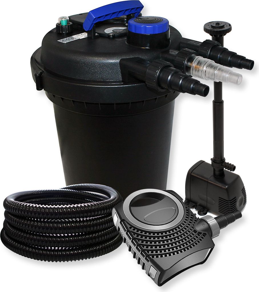 Wiltec complete set: CPF-250 vijverfilter voor vijvers tot Productafbeelding 
