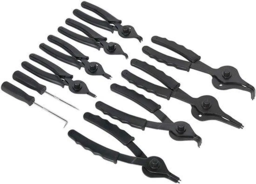 Jeu de 10 tournevis à six pans creux magnétiques haute résistance en chrome