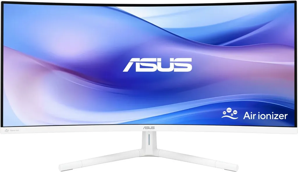 ASUS VU34WCIP-W Eye Care , LED-Monitor, (WQHD, VA, Curved, USB-C, Air