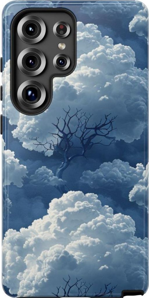 Traumhafte Wolken und Bäume – Hülle Kompatibel mit Samsung Galaxy S25 Ultra