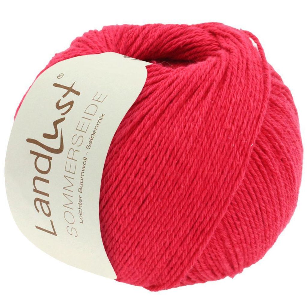 Lana Grossa - Landlust Sommerseide 0046 feuerrot Produktbild 