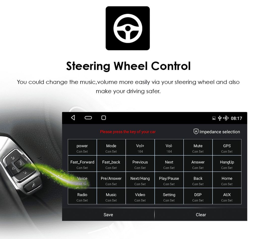 HIZPO 2din Autorádio pro NISSAN QASHQAI 2006-2013 Android s Obrázek produktu 4