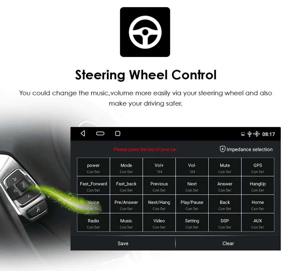 Autoradio Android Performance 2Go 32Go pour Nissan Qashqai J10 Bluetooth