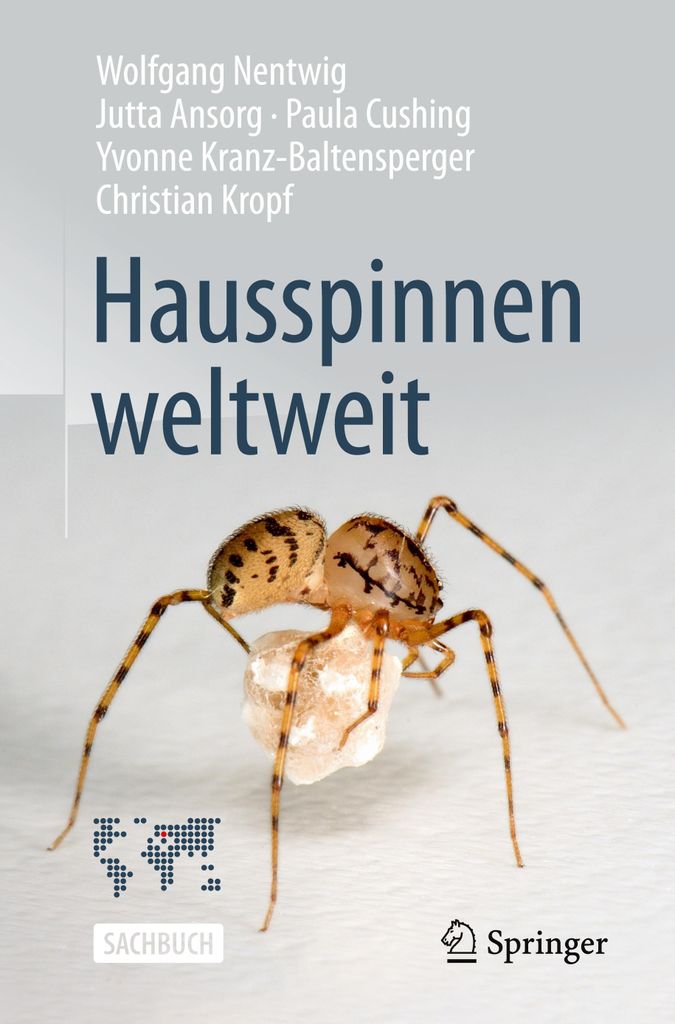 Springer Hausspinnen: 50 Arten mit Steckbriefen, Fotos & Verbreitungskarten