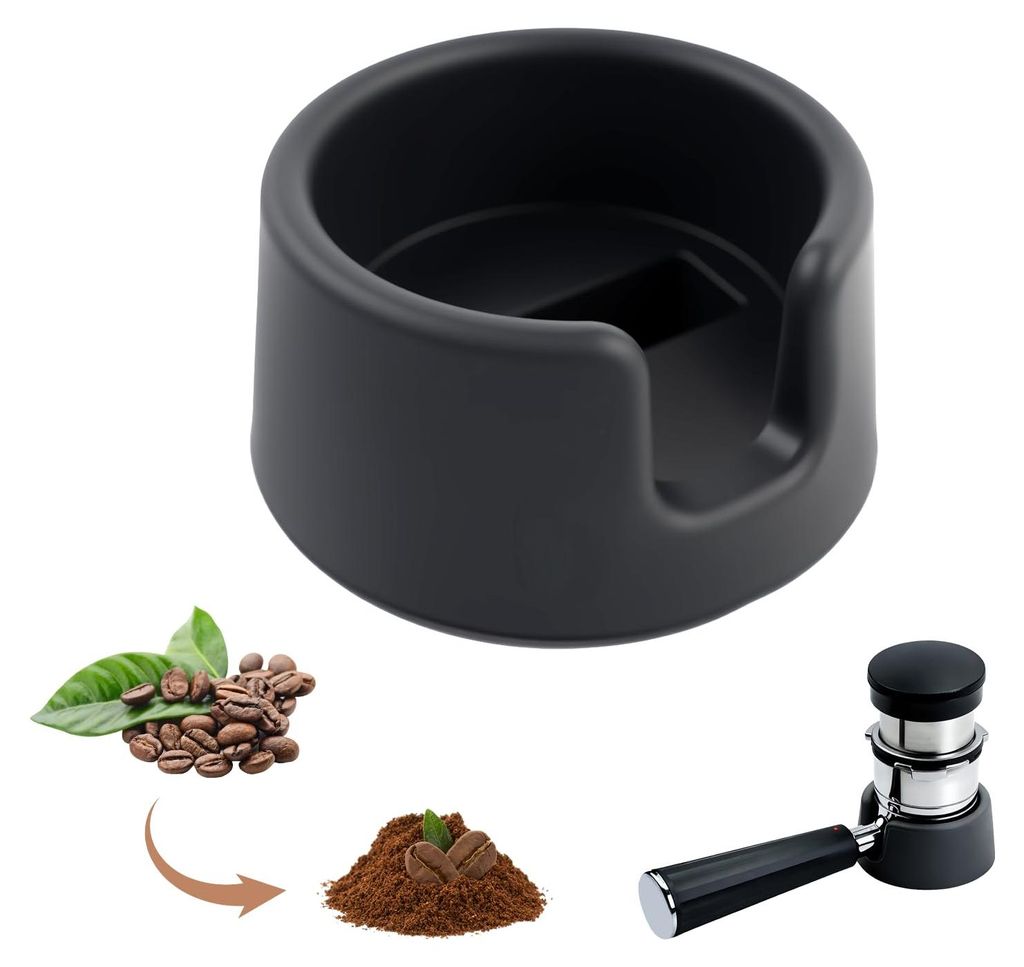 Tamperstation für Espressomaschinen, schwarz, 1 Stück