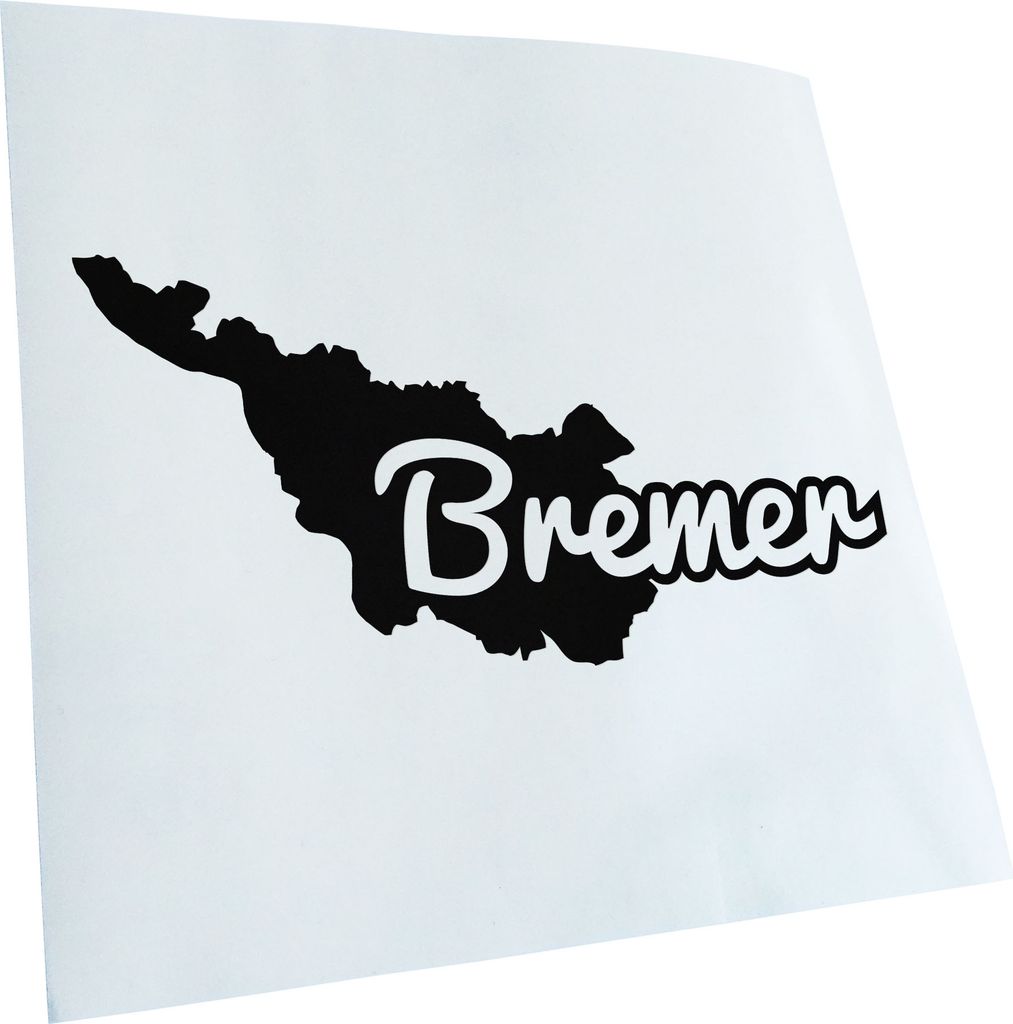 Kiwistar - Autoaufkleber - Bremen Bremer Herkunft - Neongrün - 20x10cm - Aufkleber für Auto, Laptop, Fahrrad, LKW, Motorrad mehrfarbig JDM Decal ...