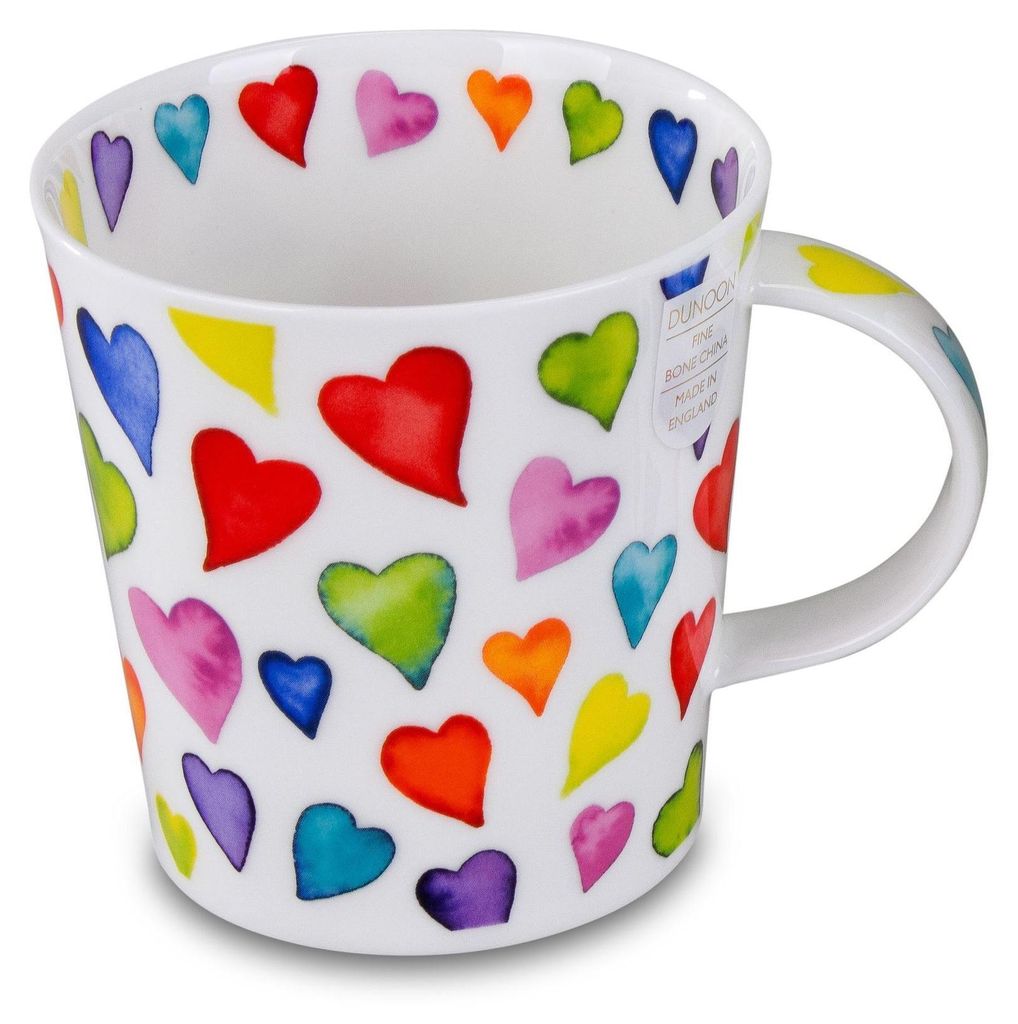 DUNOON Kubek Cairngorm Warm Hearts 0,48 l Porcelana Fine Zdjęcie produktu 