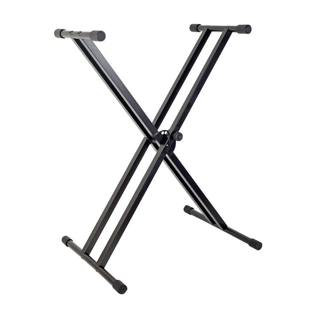 Ssq ks2 - Support de Clavier Double Stable pour Piano Numérique et Synthé