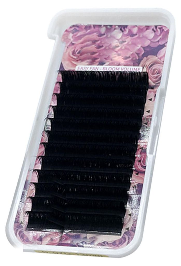 D Curl Planting False Lashes Schwarze Pfropfwimpern für das tägliche Make-up Cosplay Leistung 0,07 14 mm / 0,55 Zoll