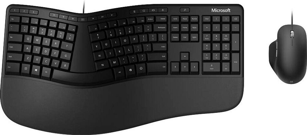 Microsoft Ergonomic Desktop Tastatur /Maus Set Produktbild 