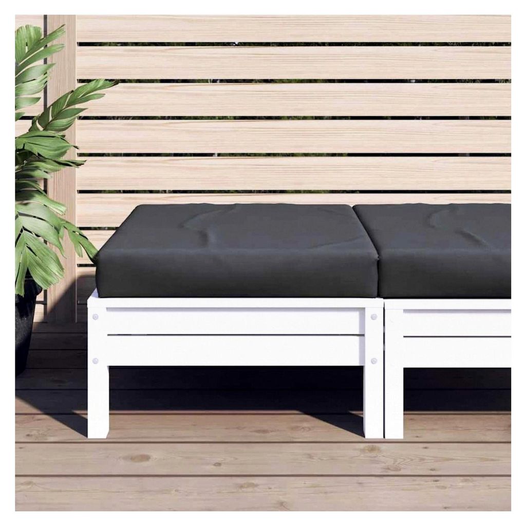 Palettenkissen Anthrazit 60x60x9,5 cm Oxford-Gewebe für Gartenmöbel