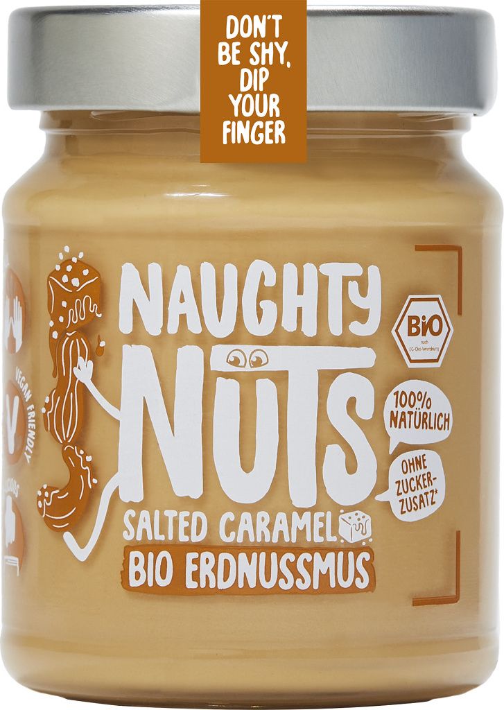 Burro di arachidi - Caramello salato 250g Immagine del prodotto 