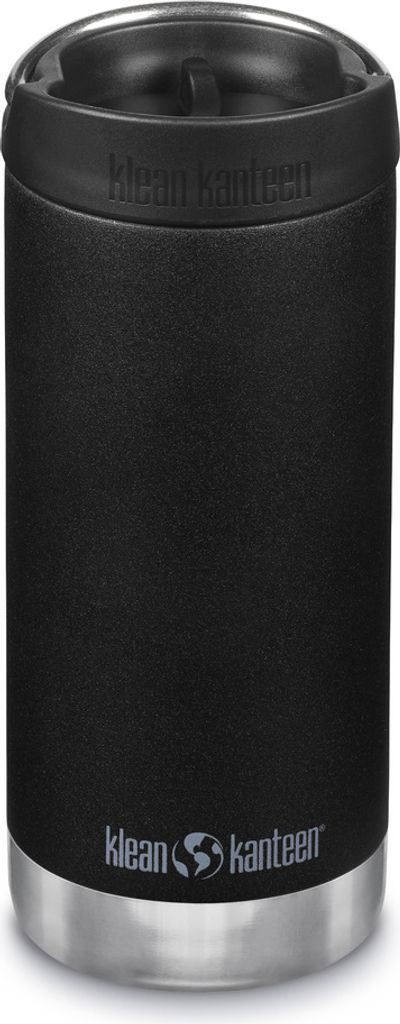 Klean Kanteen Tkwide Coffee Cap 355ml Thermosflasche Schwarz Schwarz One Size