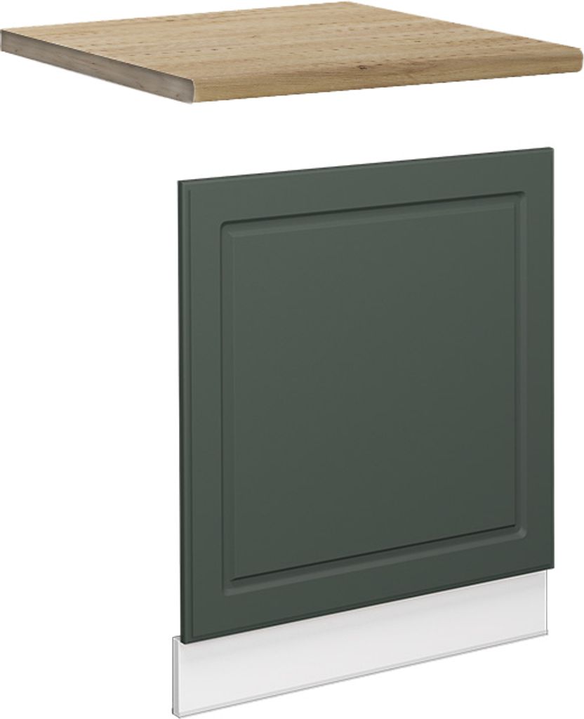 Frontblende Vicco Fame-Line Grün-Gold Landhaus 60 cm , AP Eiche, Model 45824