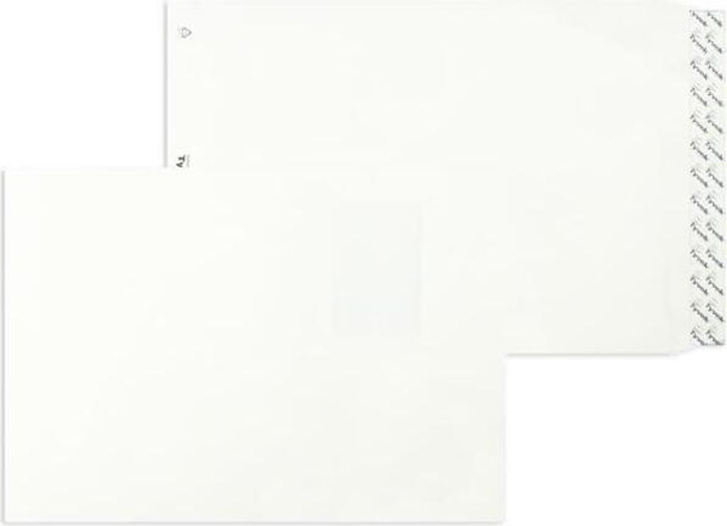 Versandtaschen Tyvek C4 54g/qm haftklebend Fenster VE=100 St. weiß