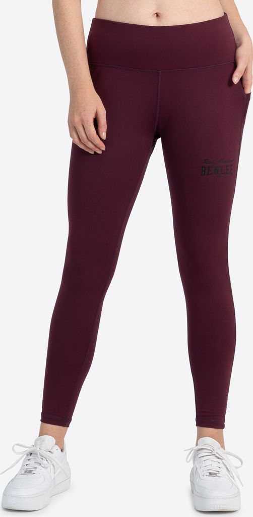 Frauen Leggings MARIBEL Oxblood/Black L BENLEE